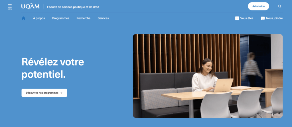 Réalisation de sites web facultaires
